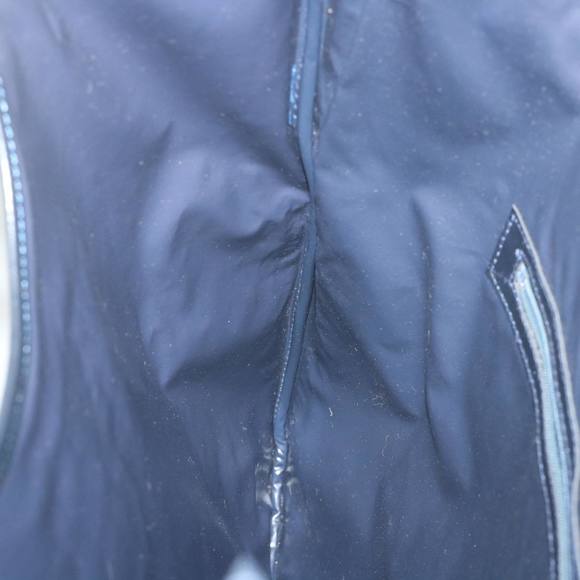 CELINE C Macadam Canvas Hand Bag Navy Auth ar10793 - Picture 10 of 16